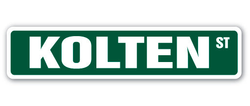 KOLTEN Street Sign