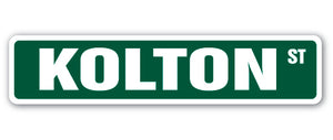 Kolton Street Vinyl Decal Sticker