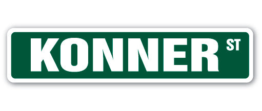 KONNER Street Sign