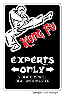 KUNG FU Sign