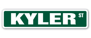 Kyler Street Vinyl Decal Sticker