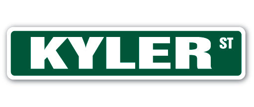 KYLER Street Sign