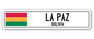 La Paz, Bolivia Street Vinyl Decal Sticker