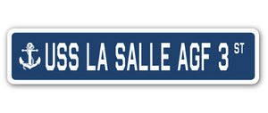 USS La Salle Agf 3 Street Vinyl Decal Sticker