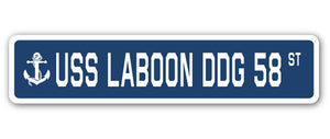 USS Laboon Ddg 58 Street Vinyl Decal Sticker