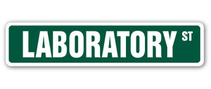 Laboratory Street Vinyl Decal Sticker