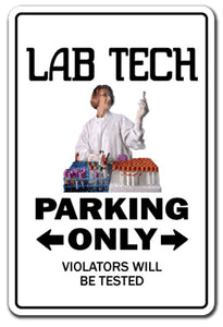 Lab Tech Vinyl Decal Sticker