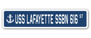 USS Lafayette Ssbn 616 Street Vinyl Decal Sticker