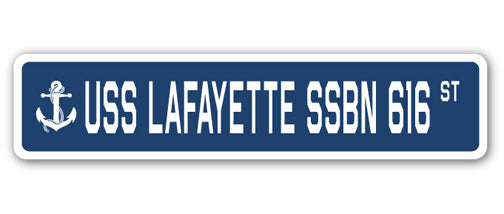 USS Lafayette Ssbn 616 Street Vinyl Decal Sticker