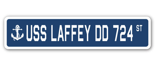 USS Laffey Dd 724 Street Vinyl Decal Sticker