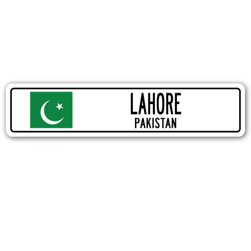 LAHORE, PAKISTAN Street Sign