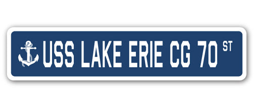 USS Lake Erie Cg 70 Street Vinyl Decal Sticker