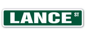 Lance Street Vinyl Decal Sticker