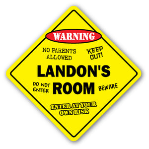 Landon's Room Vinyl Decal Sticker