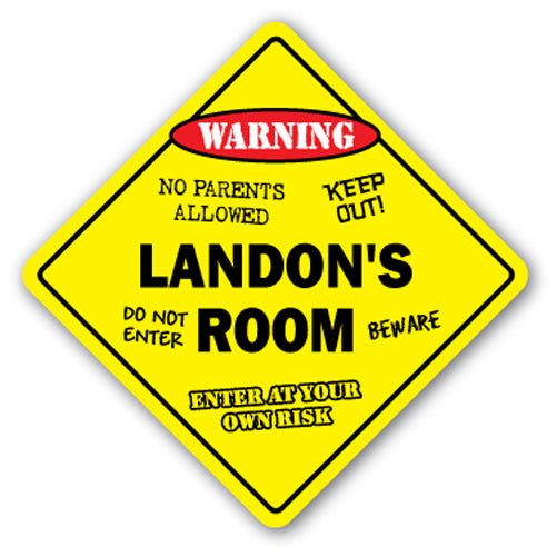 Landon's Room Vinyl Decal Sticker