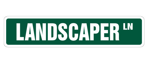 Landscaper Street Vinyl Decal Sticker