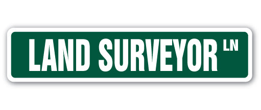 Land Surveyor Street Vinyl Decal Sticker