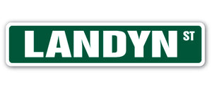 LANDYN Street Sign