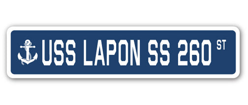 USS Lapon Ss 260 Street Vinyl Decal Sticker