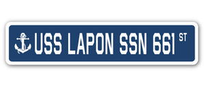 USS Lapon Ssn 661 Street Vinyl Decal Sticker