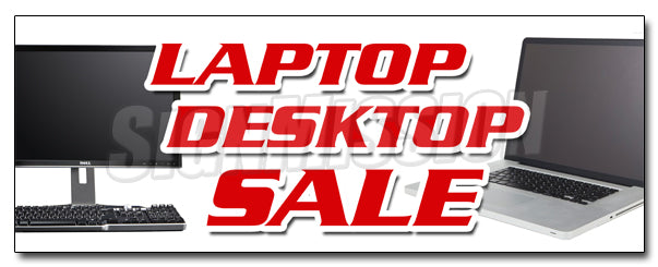 Laptop Desktop Sale Decal