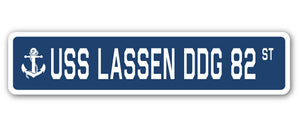 USS Lassen Ddg 82 Street Vinyl Decal Sticker