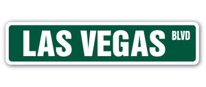 Las Vegas Blvd Street Vinyl Decal Sticker