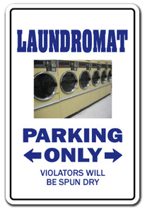 Laundromat Vinyl Decal Sticker