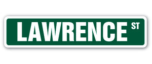 Lawrence Street Vinyl Decal Sticker