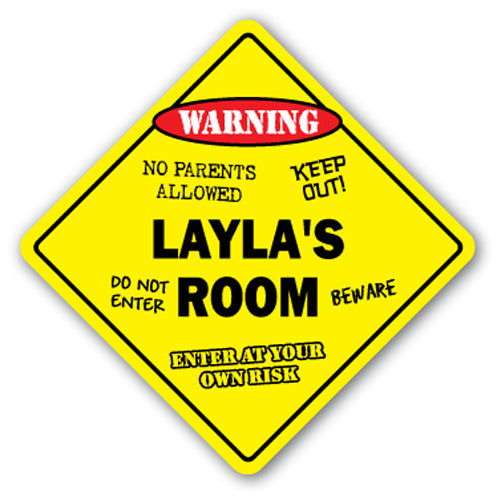 Layla's Room Vinyl Decal Sticker
