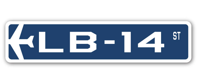 LB-14 Street Sign