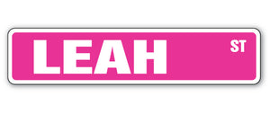 Leah Street Vinyl Decal Sticker