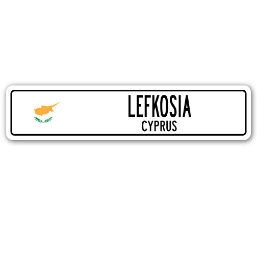 LEFKOSIA, CYPRUS Street Sign
