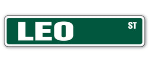 LEO Street Sign