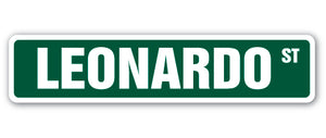 LEONARDO Street Sign