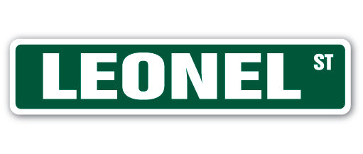 LEONEL Street Sign