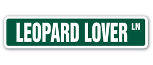 Leopard Lover Street Vinyl Decal Sticker