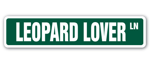 Leopard Lover Street Vinyl Decal Sticker