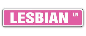 Lesbian Street Vinyl Decal Sticker