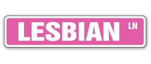 Lesbian Street Vinyl Decal Sticker