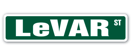 LeVAR Street Sign