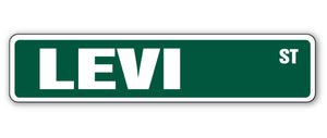 Levi Street Vinyl Decal Sticker