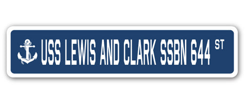 USS Lewis And Clark Ssbn 644 Street Vinyl Decal Sticker