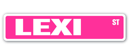 Lexi Street Vinyl Decal Sticker