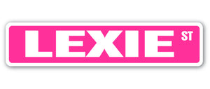 Lexie Street Vinyl Decal Sticker