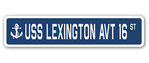 USS Lexington Avt 16 Street Vinyl Decal Sticker