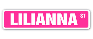 Lilianna Street Vinyl Decal Sticker