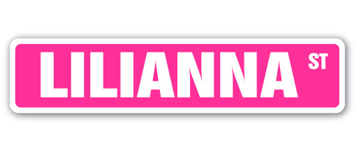 Lilianna Street Vinyl Decal Sticker