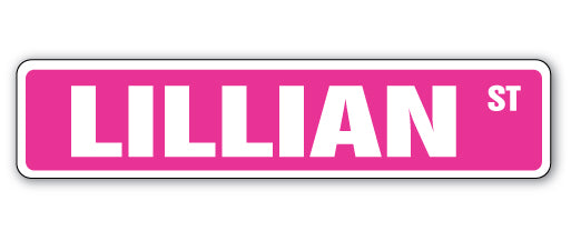 Lillian Street Vinyl Decal Sticker