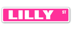 Lilly Street Vinyl Decal Sticker